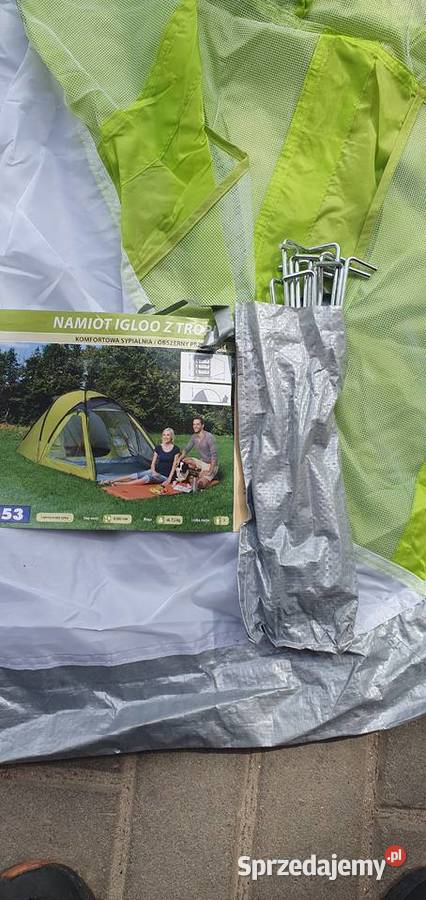 Namiot iglo z przedsionkiem 3 osoby Pozostałe Żarów