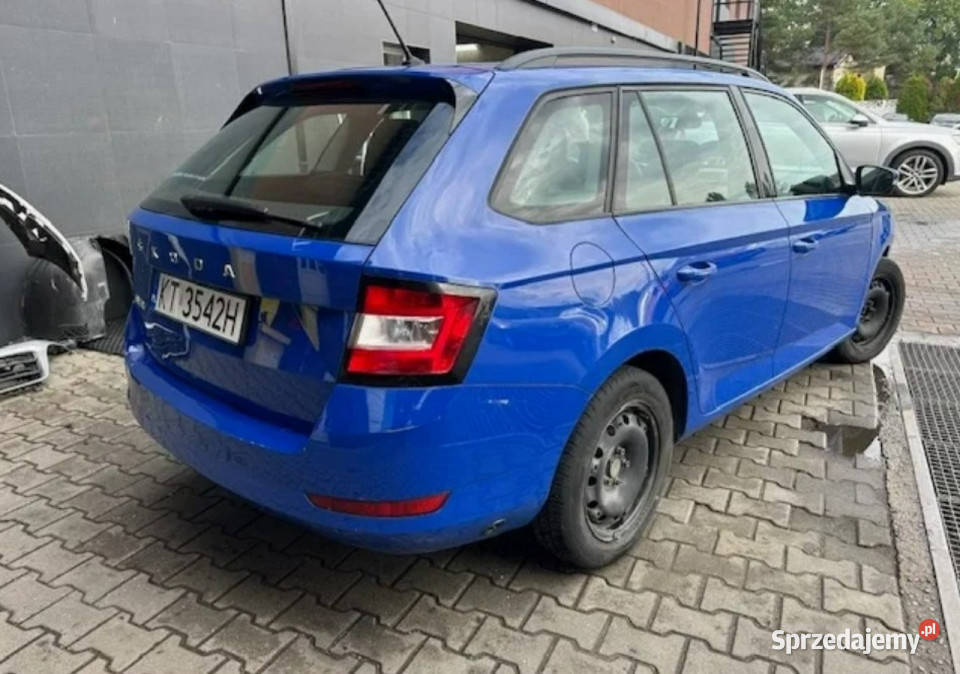 koda Fabia 10 Ambition III 2014 niebieski Tychy