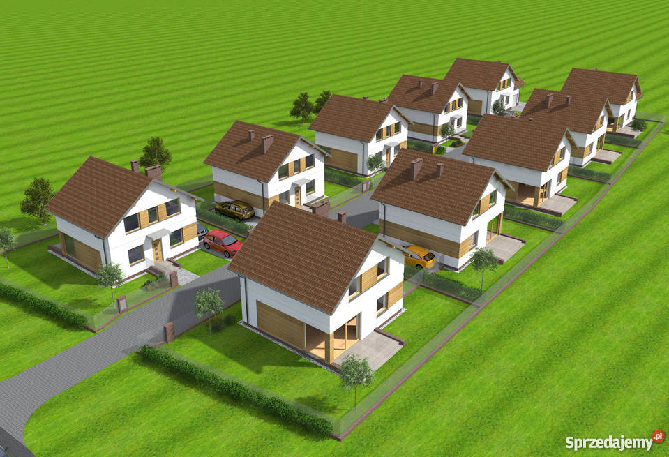 OSIEDLE FAMILIJNE 10 domków Stadionowa Kraków do wykończenia Kraków