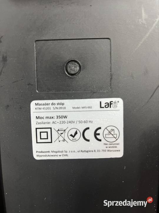 Masażer do stóp Lafe MFS002 Warszawa
