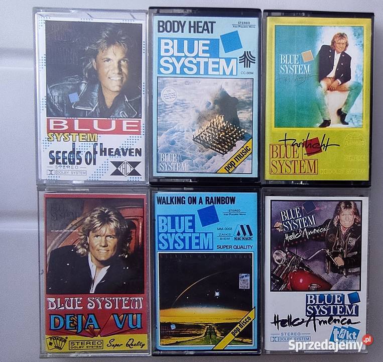 Blue System 6 kaset magnetofonowych sprzedam