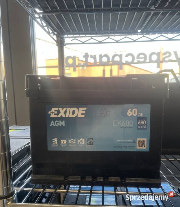 Akumulator EXIDE AGM STARTSTOP EK700 60Ah 680A Szczecin sprzedam