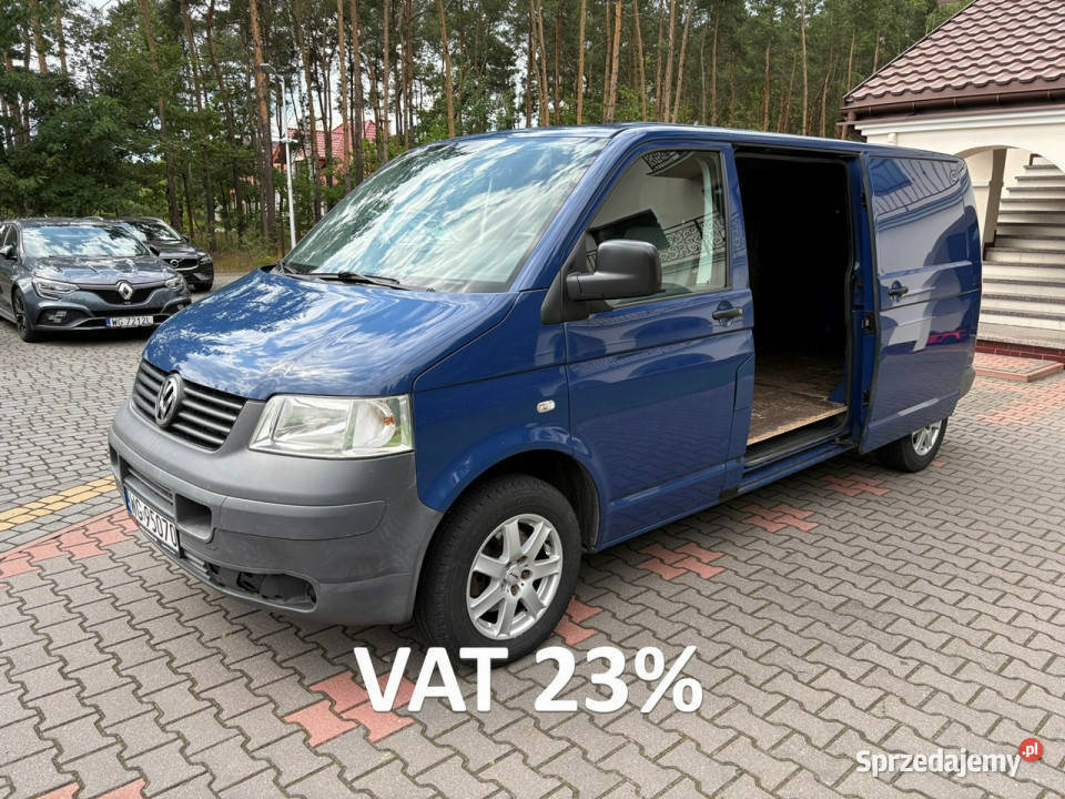 Volkswagen Transporter T5 25 TDI 130 Długi 2 x Rok produkcji 2008 mazowieckie Lipówki