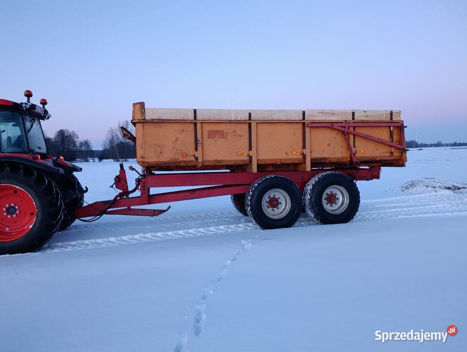 Sprzedam przyczepę skorupowa 10 t zarejestrowana Kożuszki
