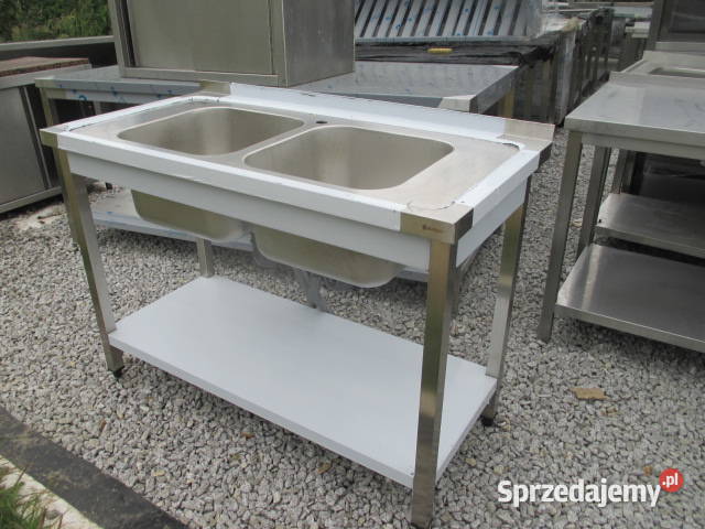 Nowy Zlew Gastronomiczny 2 Komorowy Z Półką
