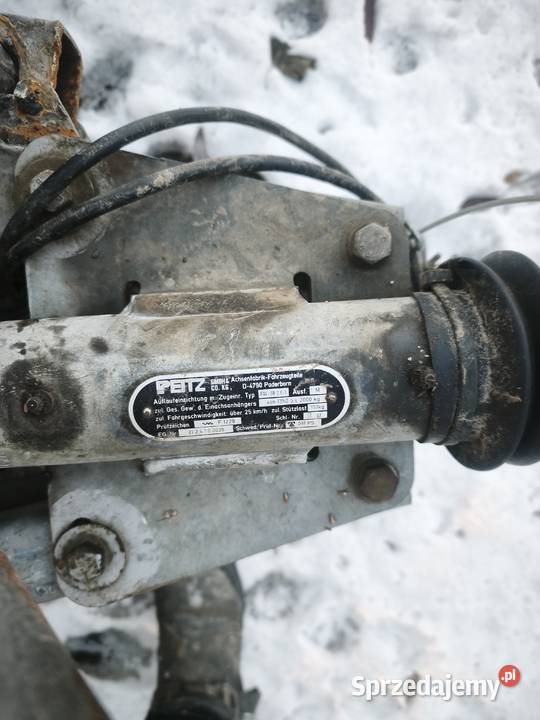 Przyczepa 2 osiowa laweta towarowa Barycz