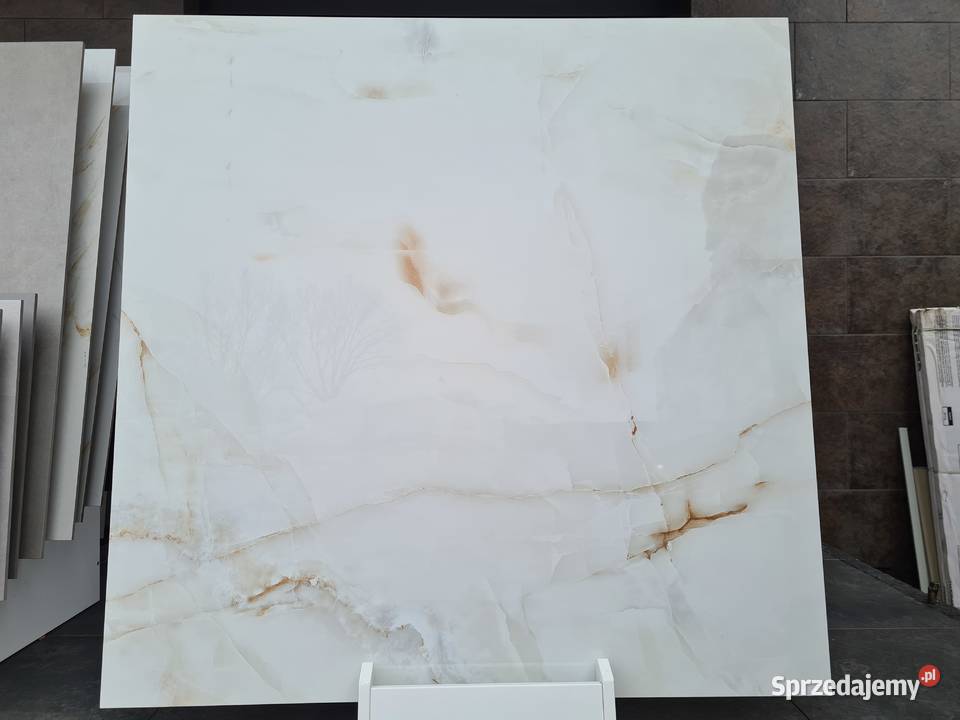 Płytka GRES Onyx Blanco POLER 120x120 GAT I Opoczno