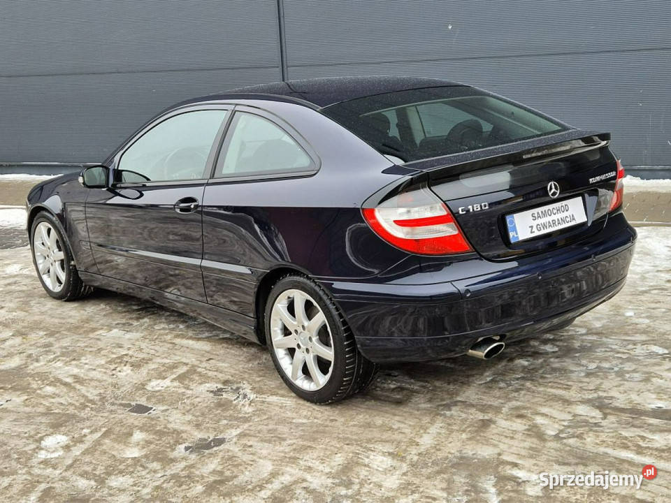 Mercedes C 180 PROSTO Z NIEMIEC sport coupe garażowany Warszawa