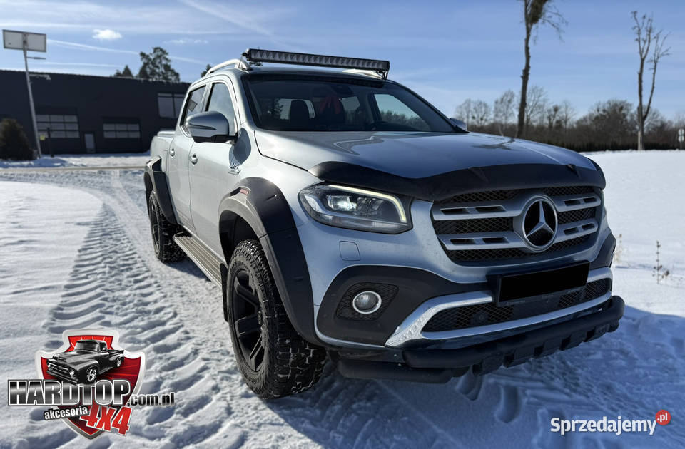 Orurowanie przednie MERCEDES X 76mm Czarne warmińsko-mazurskie