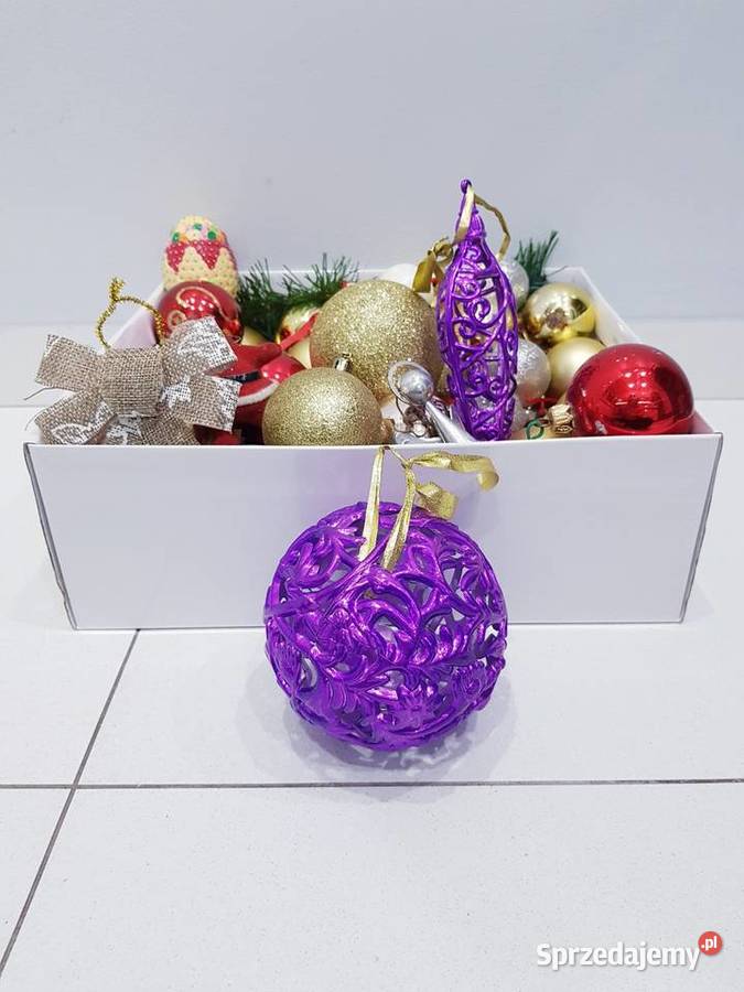 Mega zestaw bombek choinkowych Dąbrowa Górnicza sprzedam
