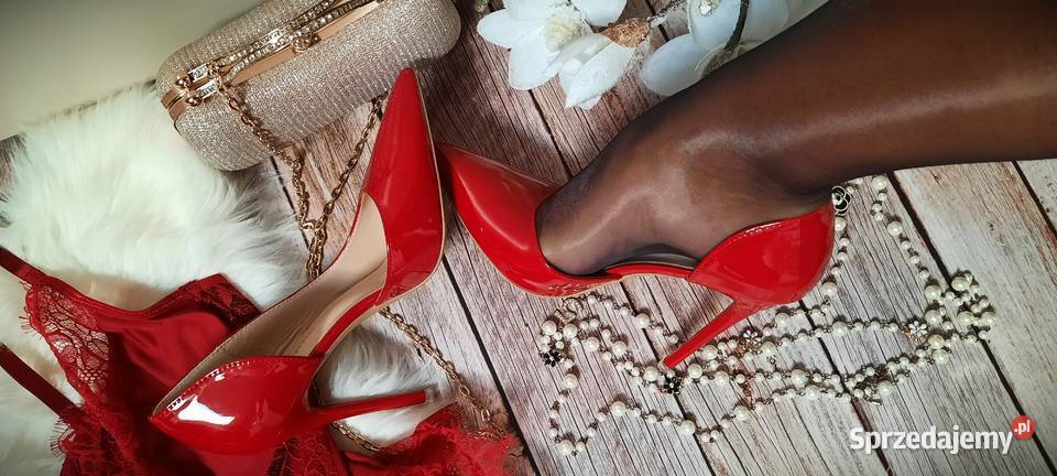 seksowne szpilki czerwone cudo Warszawa