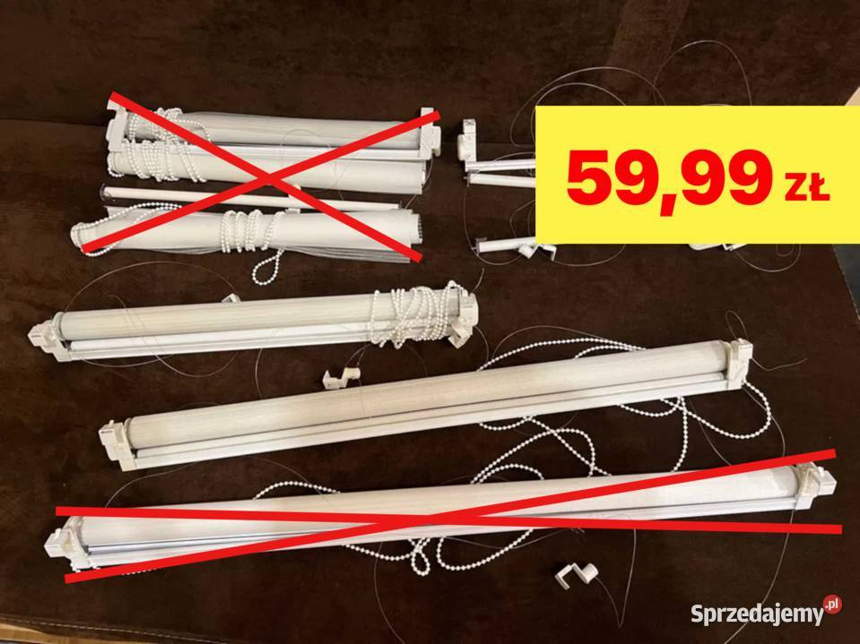 Białe rolety okienne dzieńnoc 72 i 50 Rolety Stalowa Wola sprzedam