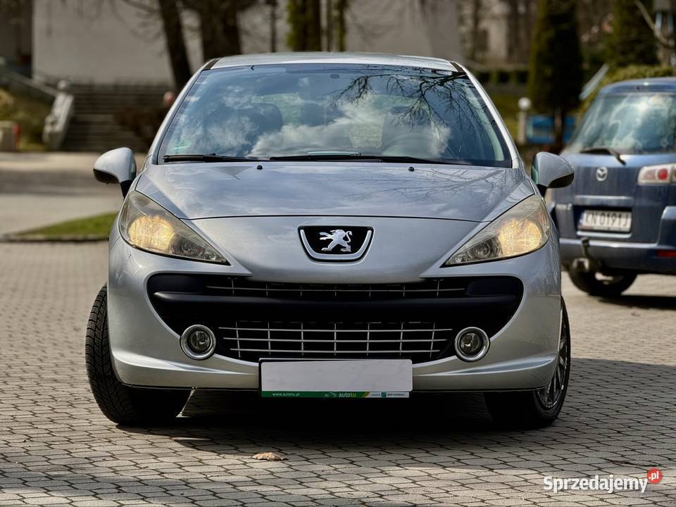 Peugeot 207 zarej w autoalarm Nowy Sącz