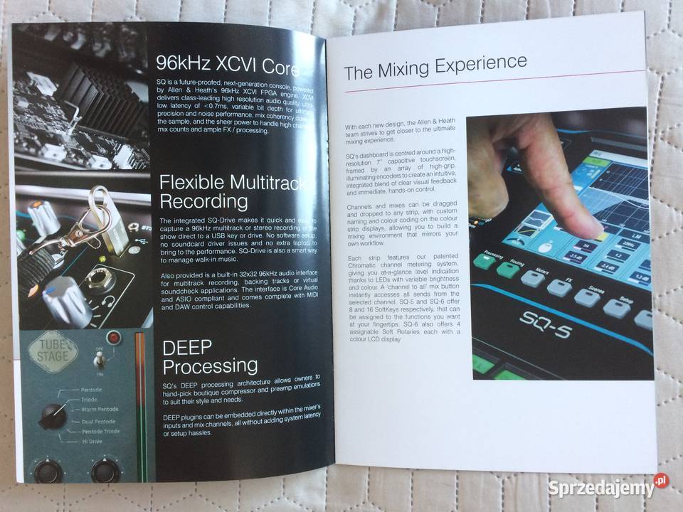 Allen Heath SQ brochure broszura informacyjna Kępice sprzedam