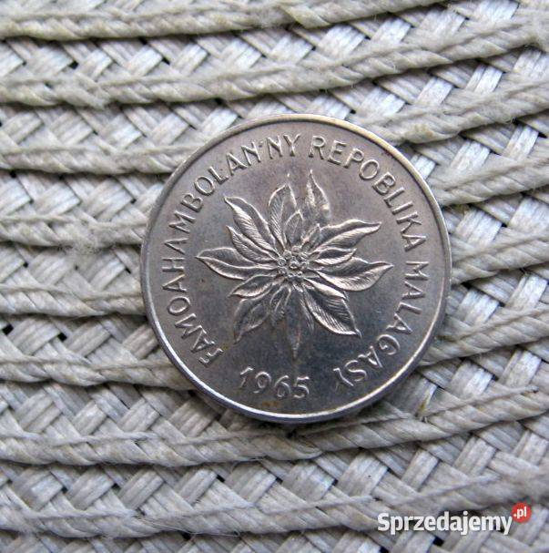 Madagaskar 2 Franki 1965r Kalisz sprzedam