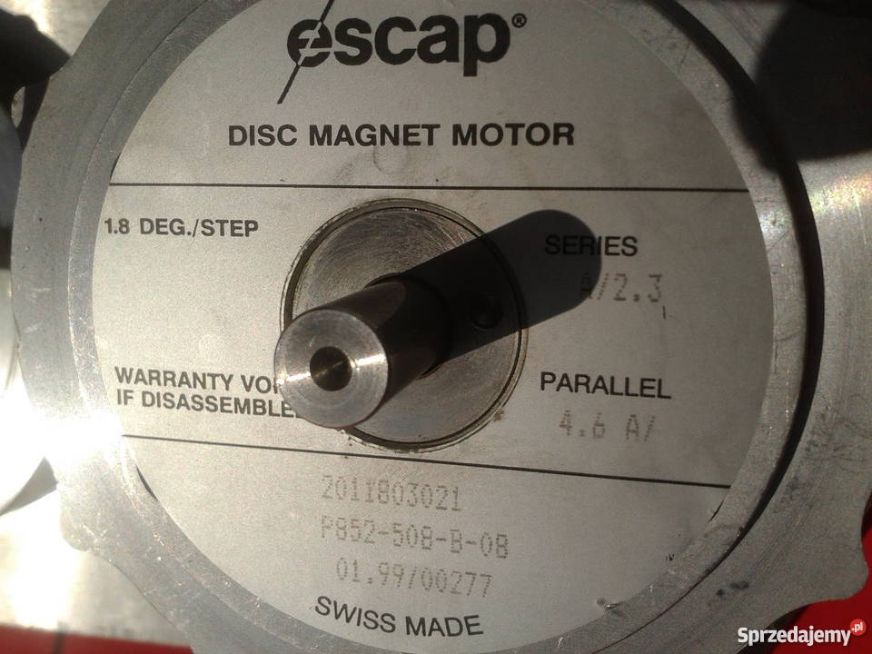 ESCAP disc magnet motor P852508B08 pomorskie Gołębiewo sprzedam