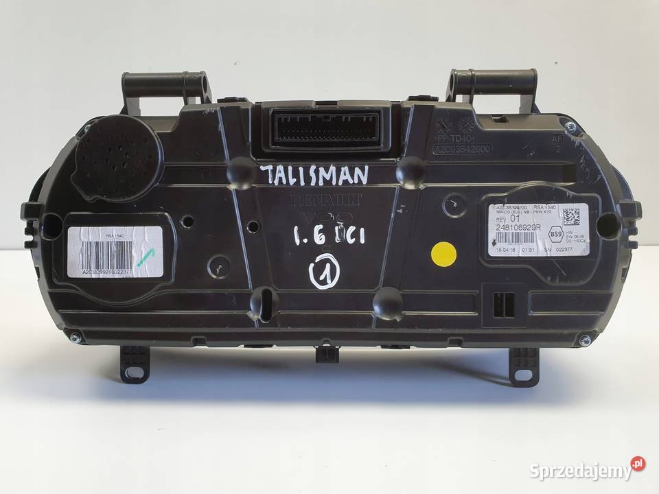 Renault Talisman 16 DCI LICZNIK Zegary Pozostałe lubelskie Rudka