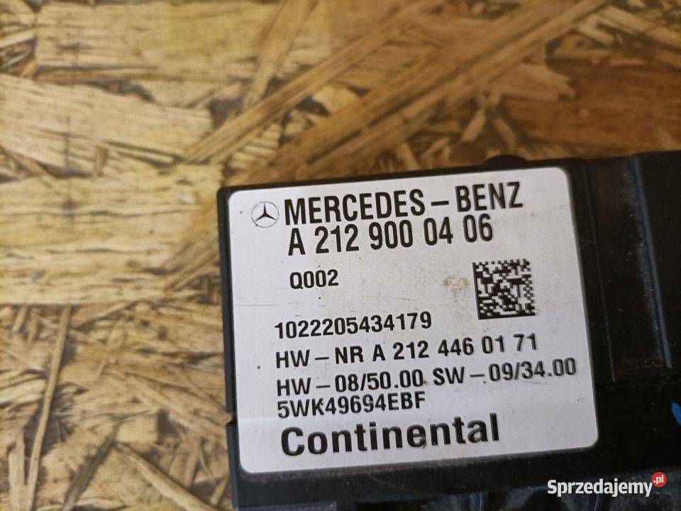 Sterownik Pompy Paliwa Mercedes W212 W207 Coupe Pleszew