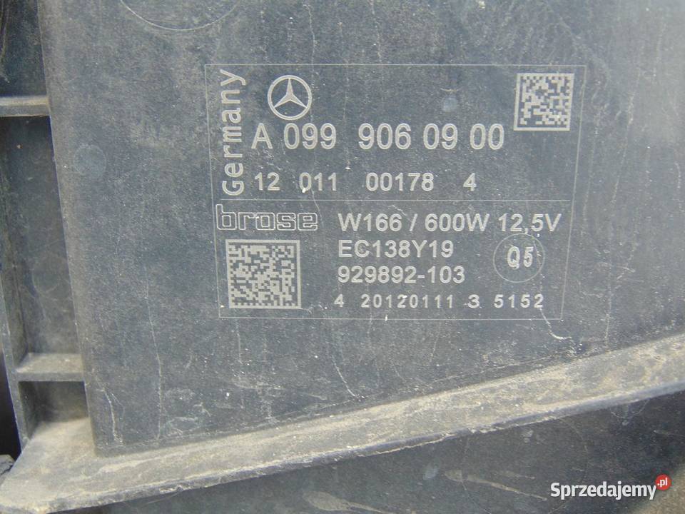CHŁODNICA WODY KLIMATYZACJI PAS W166 30 CDI