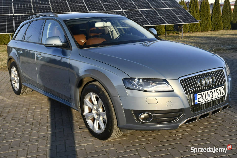 Audi A4 Allroad 20TDI DUDKI11 elektrycznie ustawiane fotele Kutno sprzedam