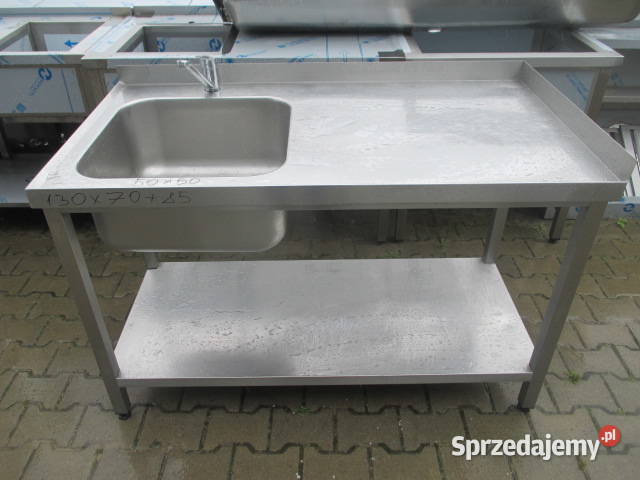 Zlew Gastronomiczny 1 komorowy z półką Gastronomia Ostrów Wielkopolski sprzedam