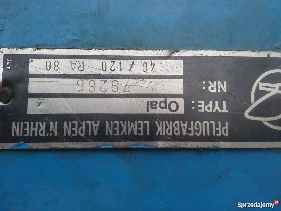 lemken opal 140 3 skiby Żelisławice