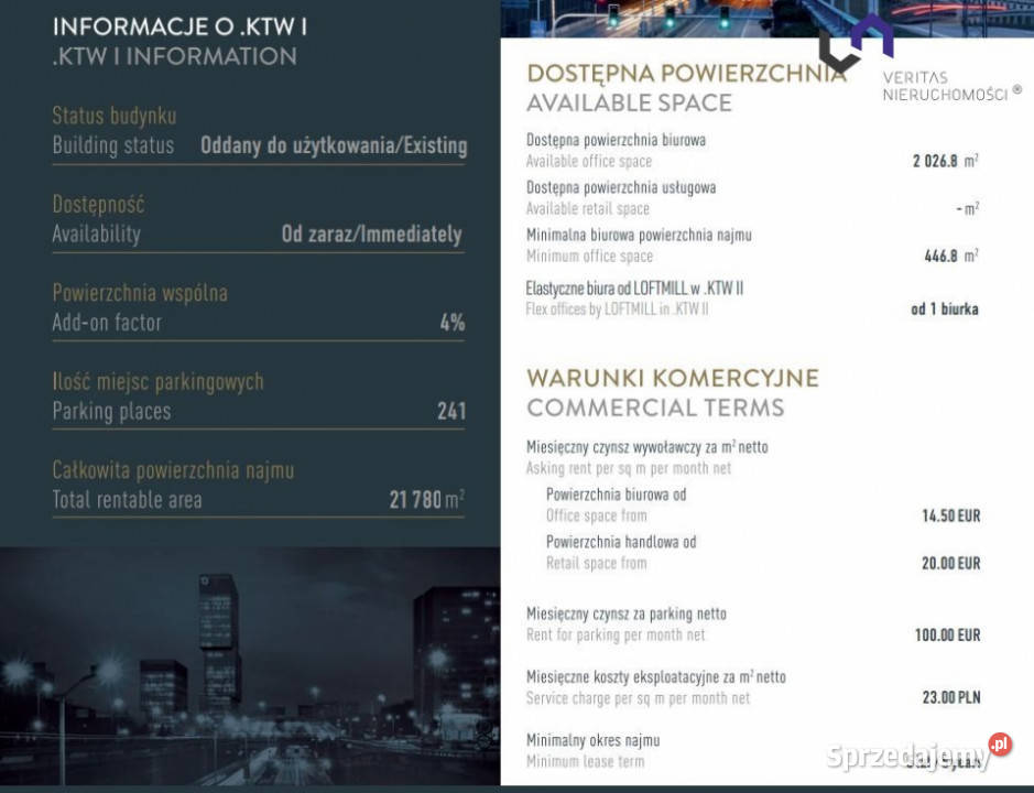 Lokal 1580m2 Katowice Roździeńskiego handlowo-usługowy sprzedam
