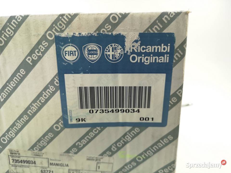 KLAMKA ZEWNĘTRZNA PRAWY PRZÓD FIAT GRANDE PUNTO Klamki