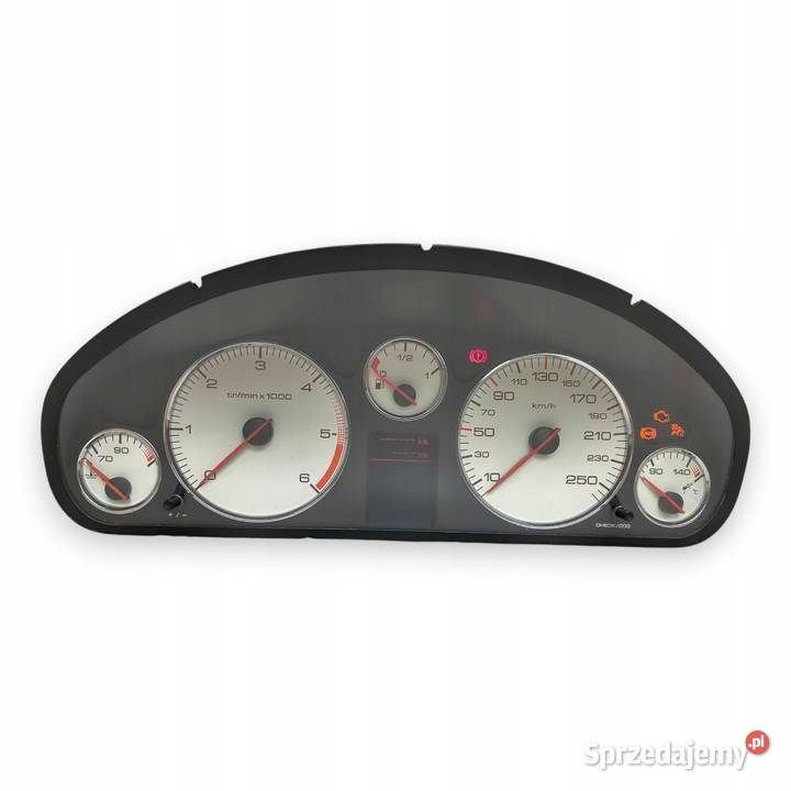 LICZNIK ZEGARY 9658138580 Peugeot 407 16 20 22 osobowe Liczniki i zegary Chełm