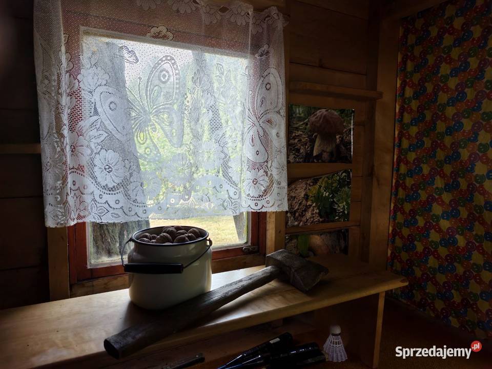 Drewniany domek na palach kojec 150150 wys 250 Komarówka Podlaska sprzedam
