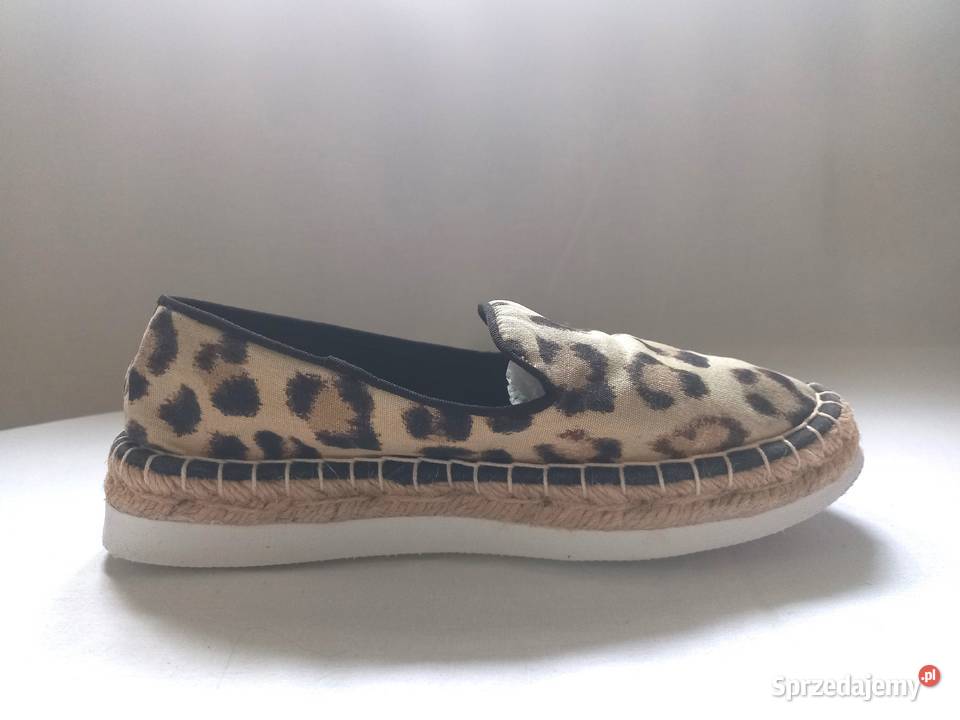 Espadryle damskie Panterka brąz r 37 HM Divided Balerinki podlaskie Białystok