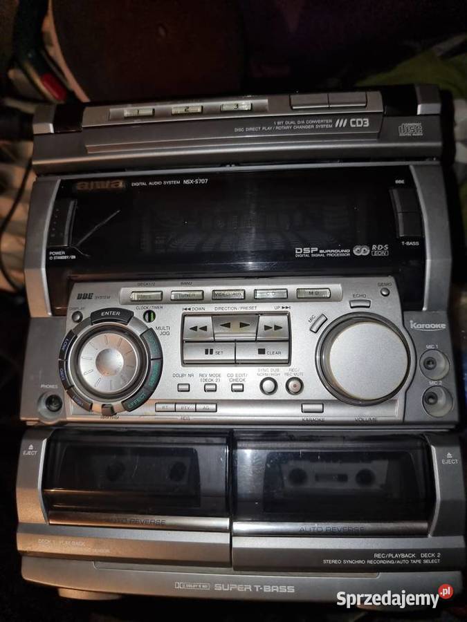 Wieża Aiva SNX 5707 2 x Kolumny Głośniki CD Sosnowiec