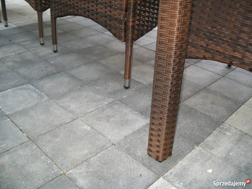 meble ogrodowe zestaw technorattan 18 rattan Bosutów sprzedam