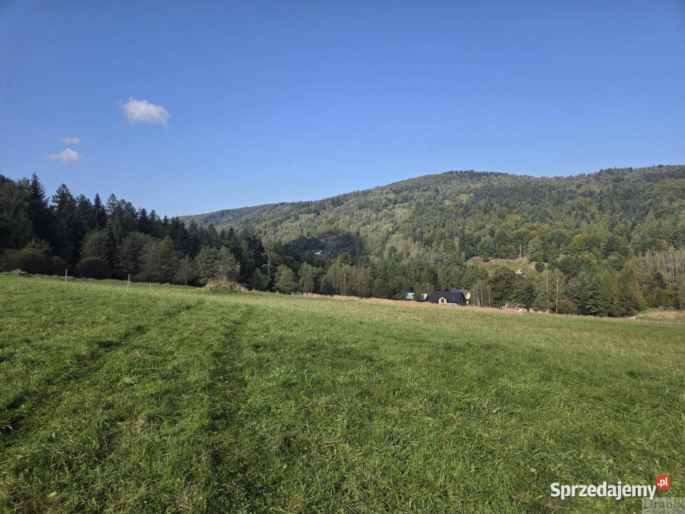 Działka 1550m2 Stryszawa Stryszawa gaz Sprzedaż małopolskie