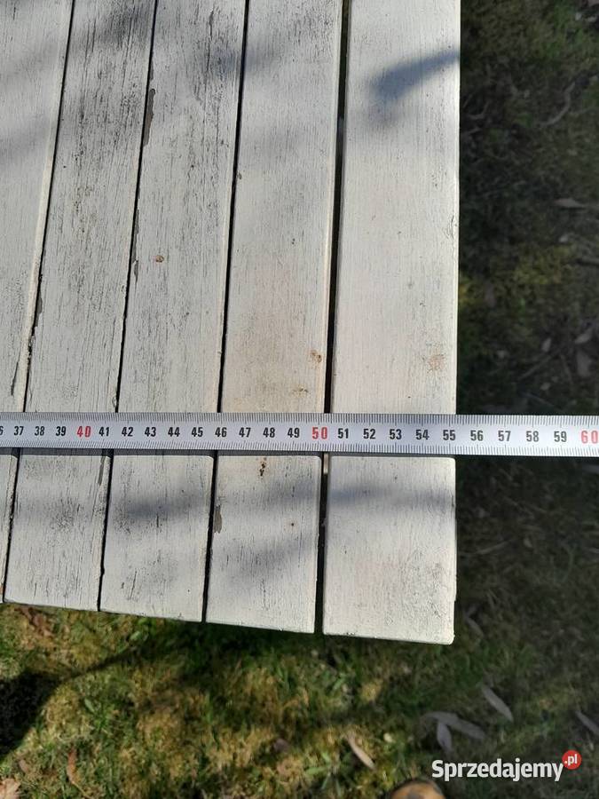 Stary zestaw ogrodowy uzywany stolik i dwa Dąbrowa Górnicza