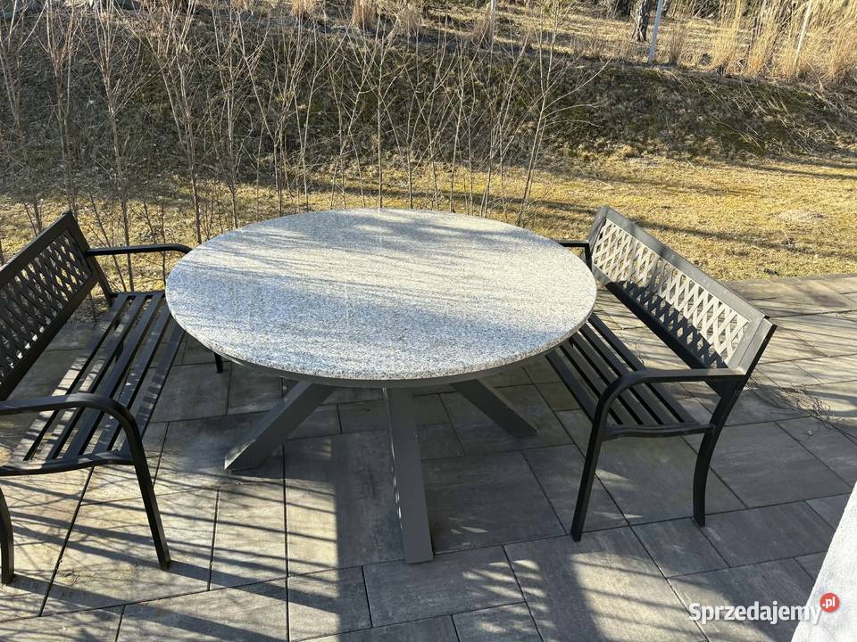 Stół ogrodowy granitowy Stoły