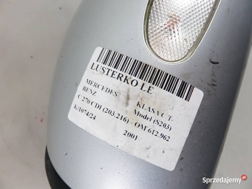 LUSTERKO LEWE MERCEDES KLASA C S203 7 PIN