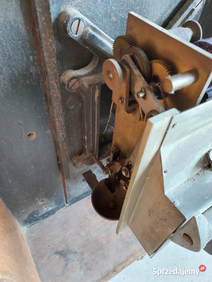 170 Stary duży zegar fabryczny Lambert