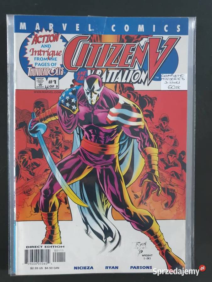 Citizen V The VBattalion 3 komiksy Marvel Superbohaterowie pomorskie Gdynia