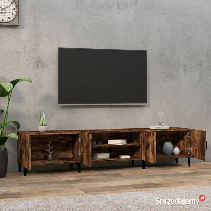 Szafka pod TV przydymiony dąb 180x315x40 Meble Warszawa