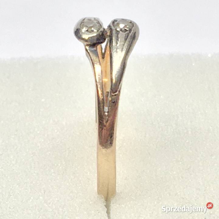 Pierścionek z RÓŻOWEGO złota 585 14K z Warszawa
