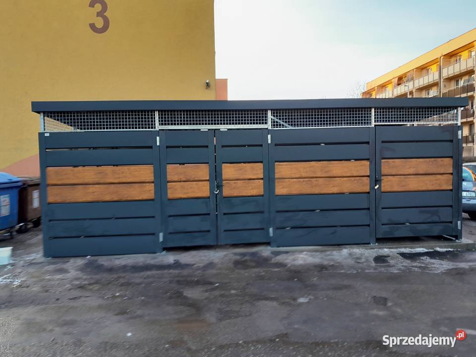 Osiedlowa wiata śmietnikowa