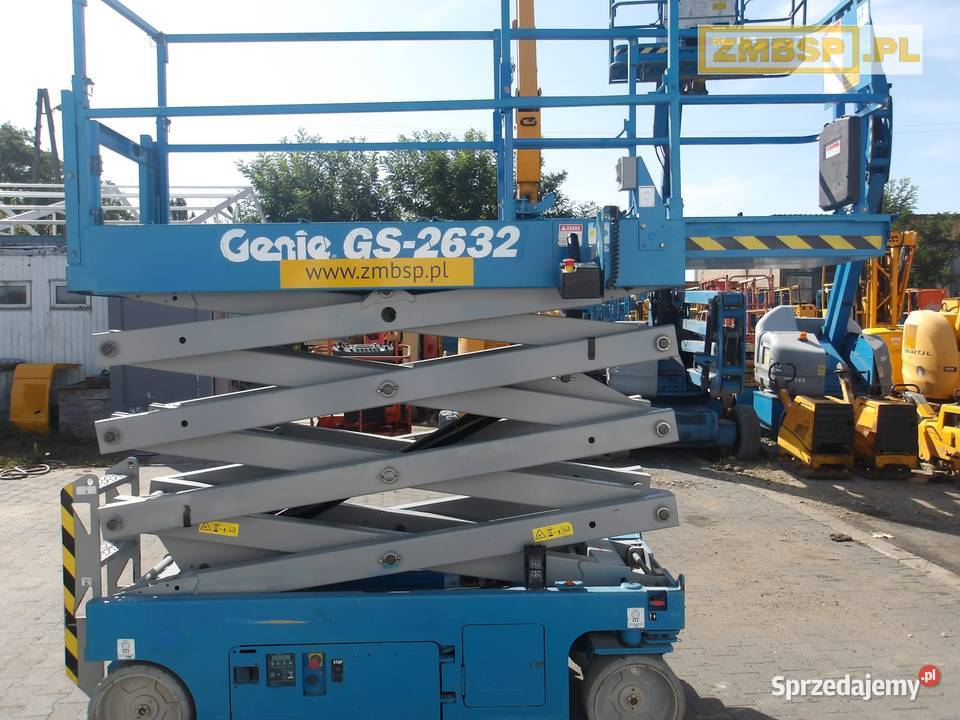 Podnośnik nożycowy zwyżka 10 m Genie GS2632 wielkopolskie Pleszew