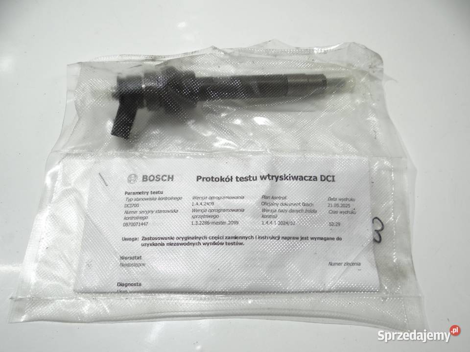 WTRYSKIWACZ MINI R60 COUNTRYMAN 0445110401 Wtryskiwacze Strzyżewice sprzedam