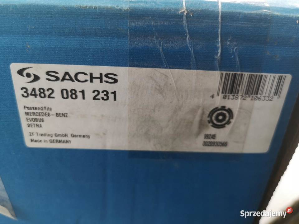 TARCZA DOCISKOWA SPRZĘGŁA SACHS DAF ENASA EVO