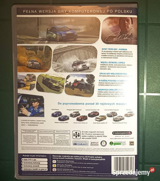 Colin McRae Rally 2005 Codemasters Klasyka CD Rzeszów