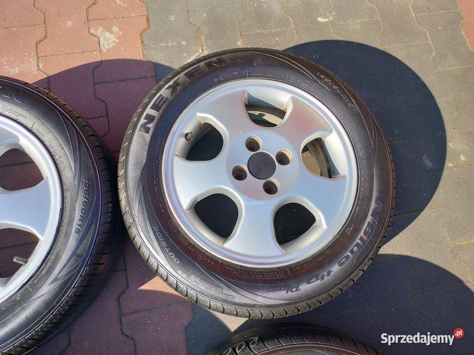 Koła alufelgi i opony 19660 R15 4X100 opel VW Kraków