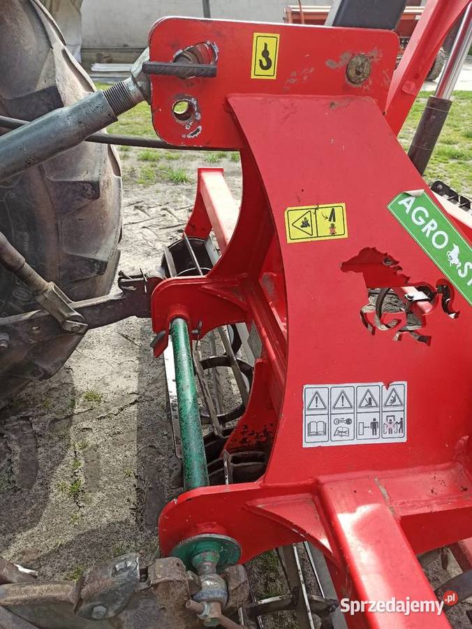 Agregat uprawowo siewny z hydropakiem AgroSystem nieuszkodzony
