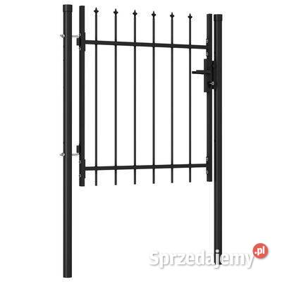Brama jednoskrzydłowa z grotami stal 1x1 m