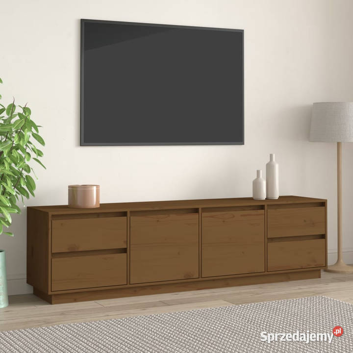 Szafka pod TV miodowy brąz 176x37x475 lite Warszawa